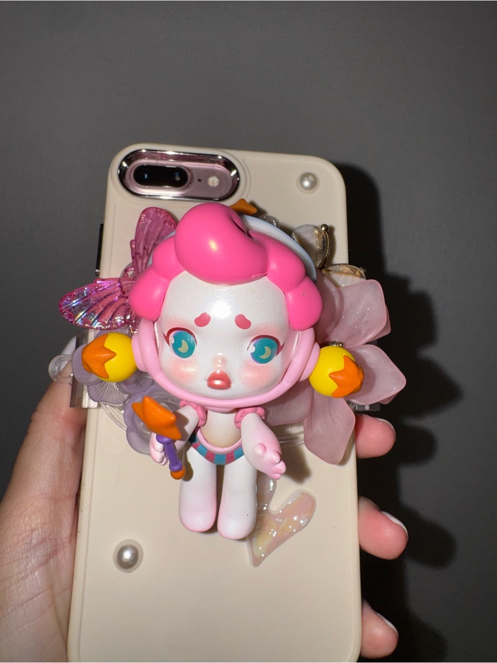 Popmart skullpanda diy phone clip